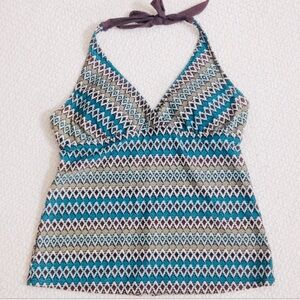 Athleta Bohemian Paisley Athletic Top Women’s Size M EUC